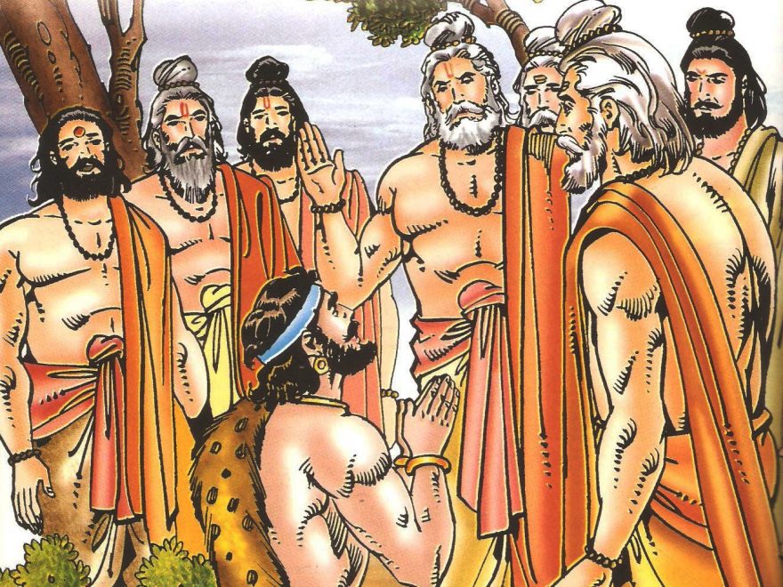 सप्तऋषियों की शरण में डाकू रत्नाकर